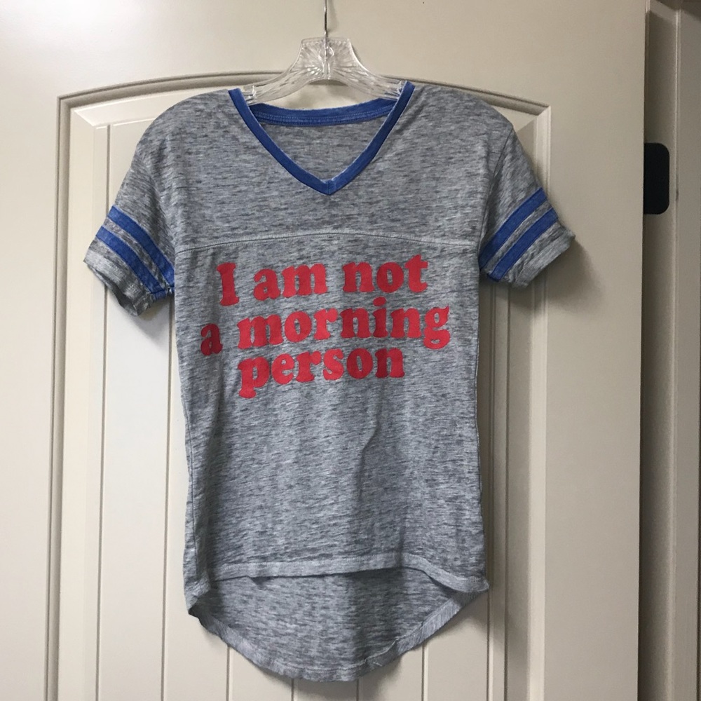 I am not a morning person t-shirt - XS